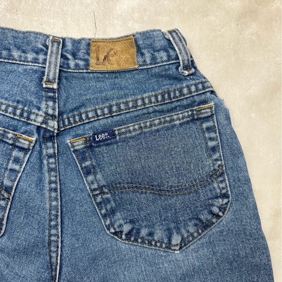 Vintage Lee Denim High Waist Mom Jeans USA Size 5 - Picture 6 of 14